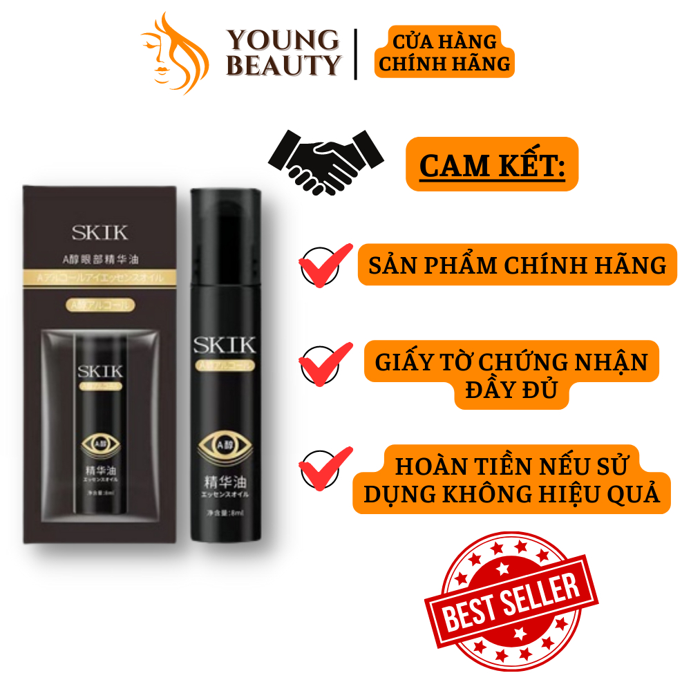 Thanh lăn tan bọng mắt SKIK - Serum đánh tan bọng mắt, giảm thâm quầng mắt, nếp nhăn, dưỡng da vùng mắt - YOUNG BEAUTY