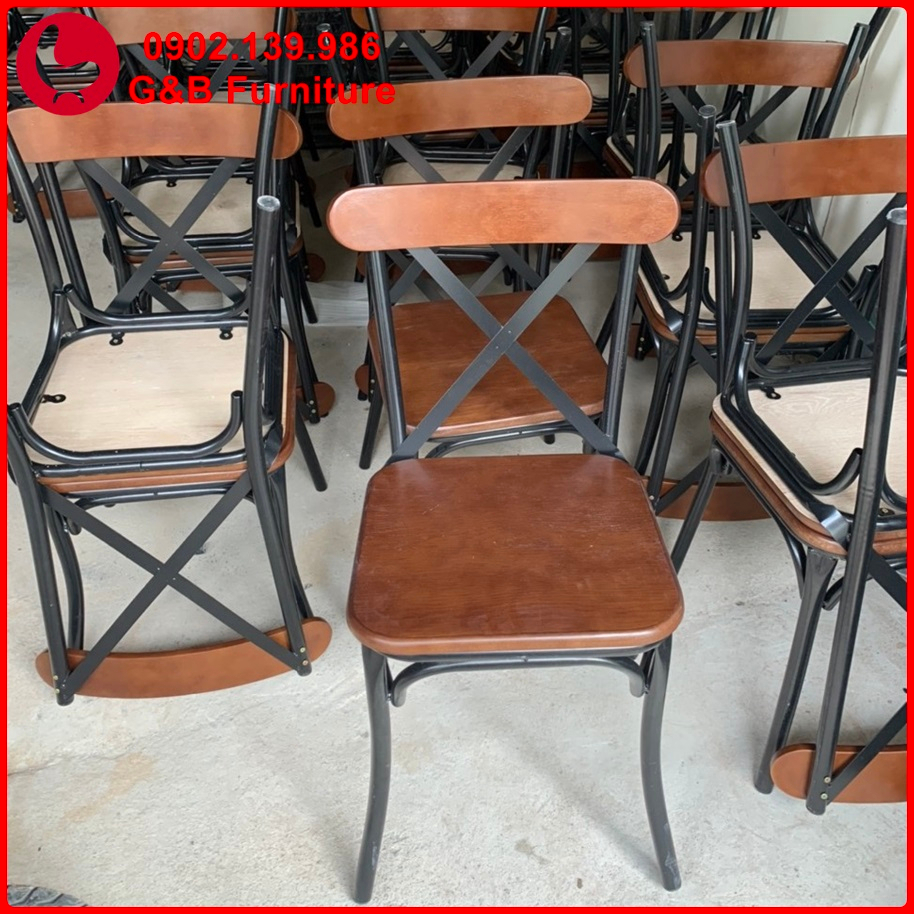 Ghế sắt cafe, Ghế chữ X