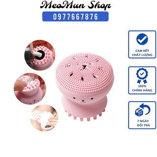 Cọ Mút rửa mặt bạch tuộc silicon