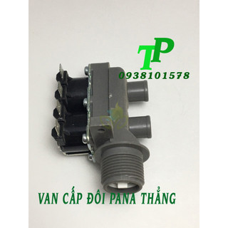Van Cấp Nước Máy Giặt Panasonic 2 Đầu Thẳng, Van Cấp Đôi