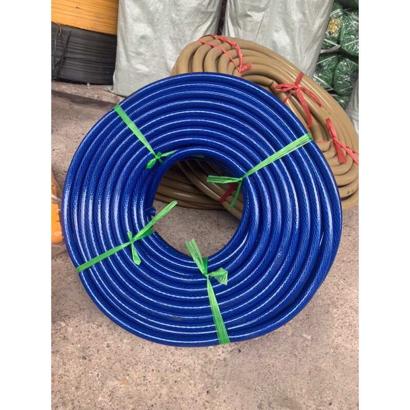 Ống bơm nước lưới dẻo phi 21 - cuộn 50m, hàng cao cấp bền đẹp