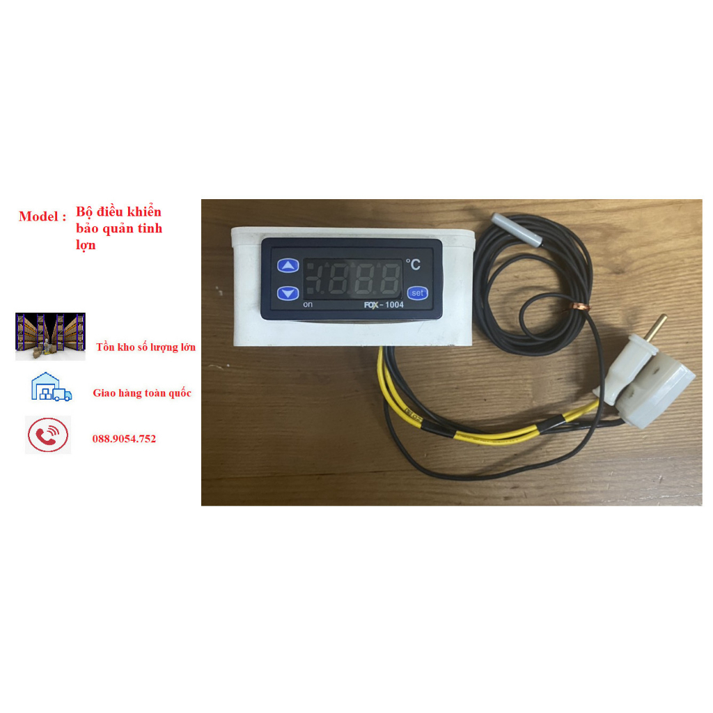 BỘ ĐIỀU KHIỂN NHIỆT ĐỘ BẢO QUẢN TINH LỢN LẮP ĐẶT DỄ DÀNG, RẺ NHẤT VIỆT NAM FOX-1004