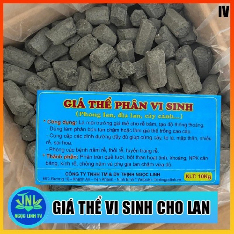 Giá Thể Vi Sinh Cho Lan & Cây Trồng Loại 1Kg