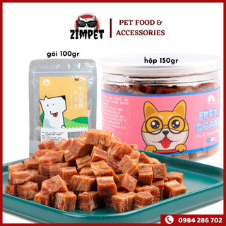 Thịt bò và gà Taotaopet đóng hộp cho chó hỗ trợ huấn luyện - Đồ ăn vặt huấn luyện thú cưng