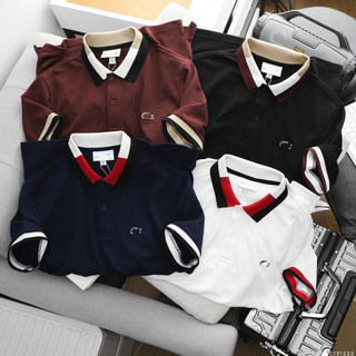 Áo Thun POLO L.C Cổ MIX Màu Chất Vải 100% Cotton, Áo POLO Cao Cấp Thoáng Mát, Chuẩn Form, Sang Trọng - TAKEPLACE