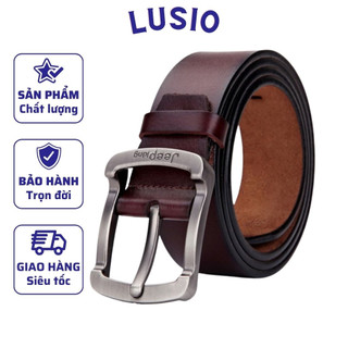 Thắt lưng nam, thắt lưng da bò nam Jeepking sang trọng nam tính