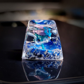 Suicune pokemon keycaps, nút bàn phím cơ pokemon, SA profile cherry MX