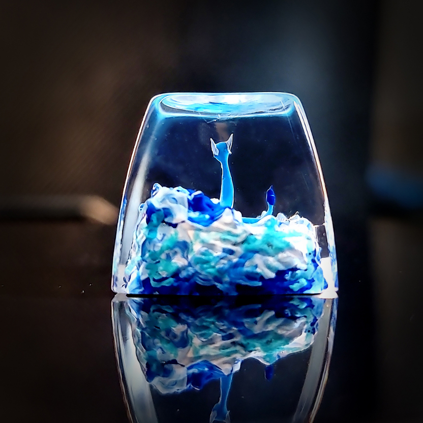 Dragonair pokemon keycaps, nút bàn phím cơ keycap pokemon