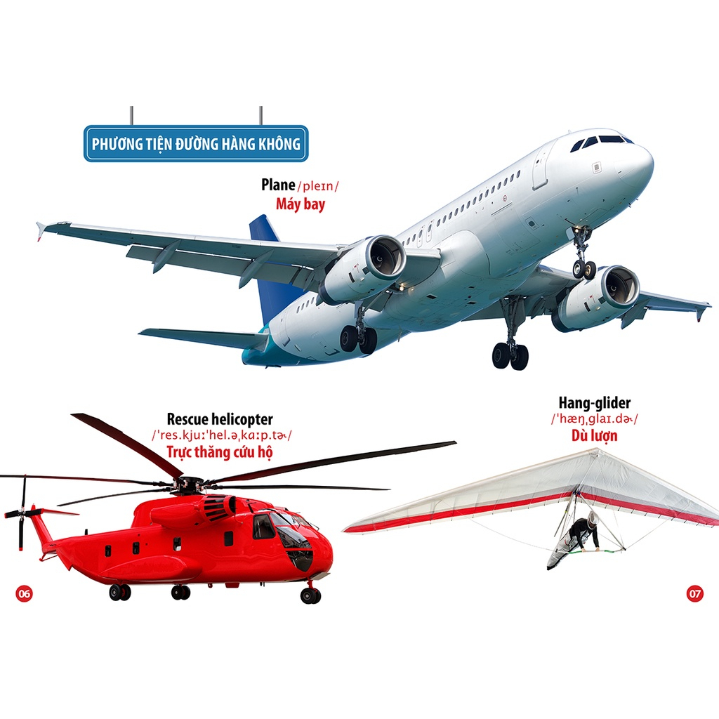 Sách - Thư viện Hình Ảnh Song Ngữ Đầu tiên Của Bé - Phương Tiện Giao Thông