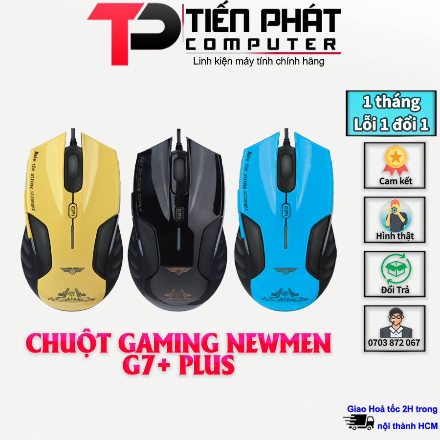 Chuột máy tính Gaming Newmen G7+ chính hãng - Giá siêu rẻ
