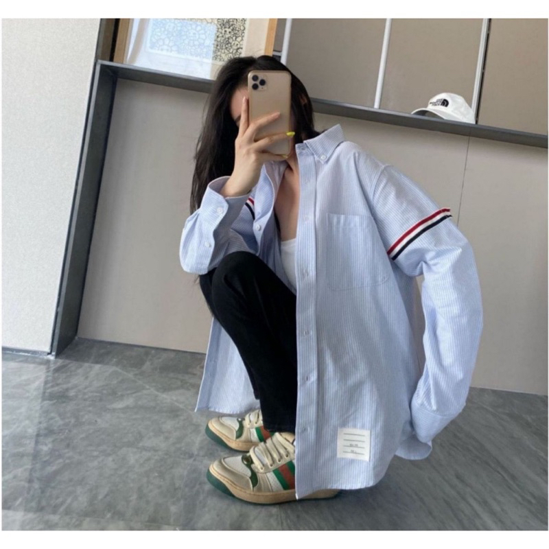 Áo sơ mi Thom Browne dài tay
