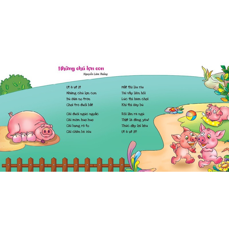 Sách - Bài thơ - Bài hát - Câu đố: Chủ đề Loài vật - Cho bé mầm non 2-5 tuổi
