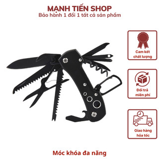 Móc khóa đa năng 13 in 1 ( 13 chức năng trong 1) DTM Store