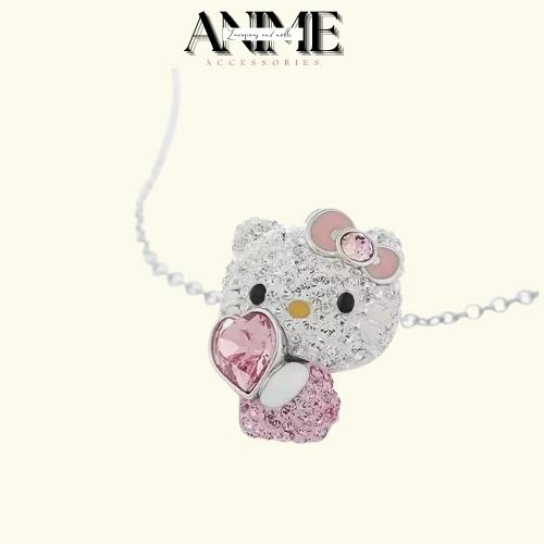 Dây Chuyền ANIME, Vòng Cổ Nữ Hello Kitty Silver Chính Hãng ANIME
