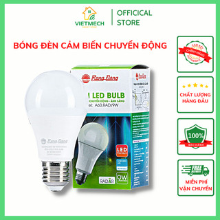 Bóng đèn led bulb tích hợp cảm biến Radar chuyển động và cảm biến ánh sáng | Công Suất 9W