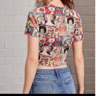Áo Thun Cô gái  3D hình siêu Cute