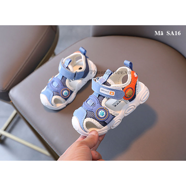 Giày sandal rọ cho bé trai từ 0-3 tuổi năng động SA16