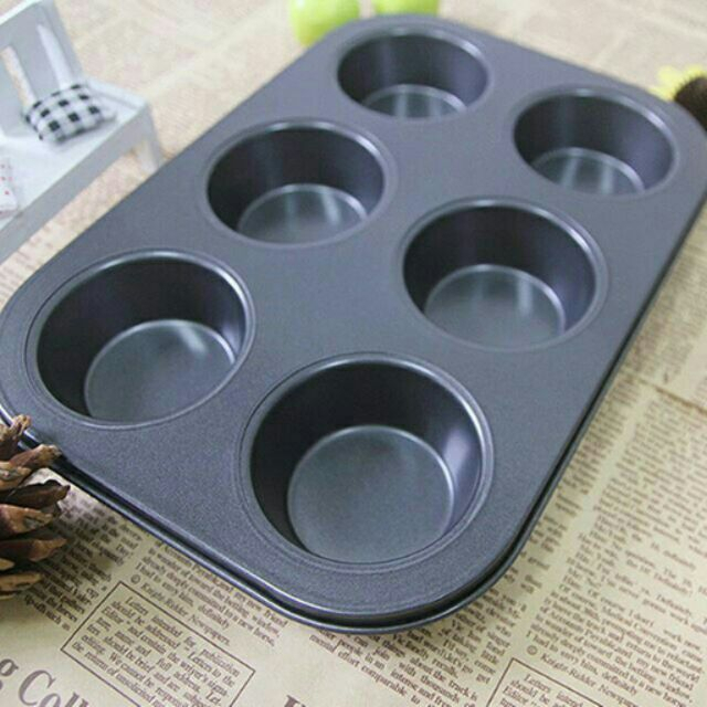 Khuôn Cupcake 6 ô, 12 ô size to, 12 ô size mini, 24 ô mini