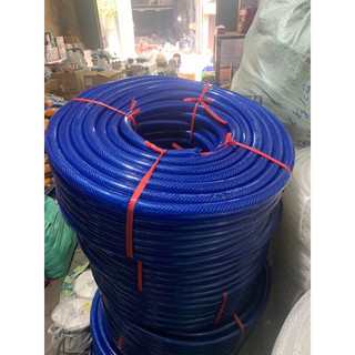 Ống bơm nước lưới dẻo phi 21 - cuộn 50m, màu xanh dương - cuộn 5kg