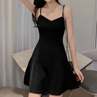 Váy đầm hai dây CBMOI đơn giản gợi cảm phong cách nhẹ nhàng thanh lịch