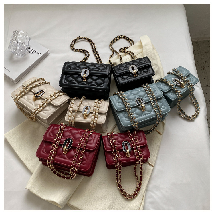 Túi xách nữ túi đeo chéo khóa tròn phong cách Hàn Quốc SMN565