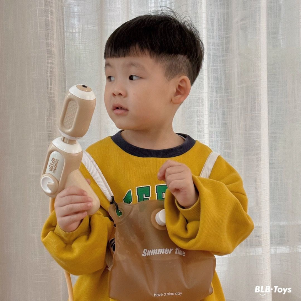 Balo Súng Bắn Nước Style Hàn Quốc Hot 2023, Đồ Chơi Ngoài Trời Cho Bé, Súng Nước Kèm Balo Có Dung Tích 2 Lít