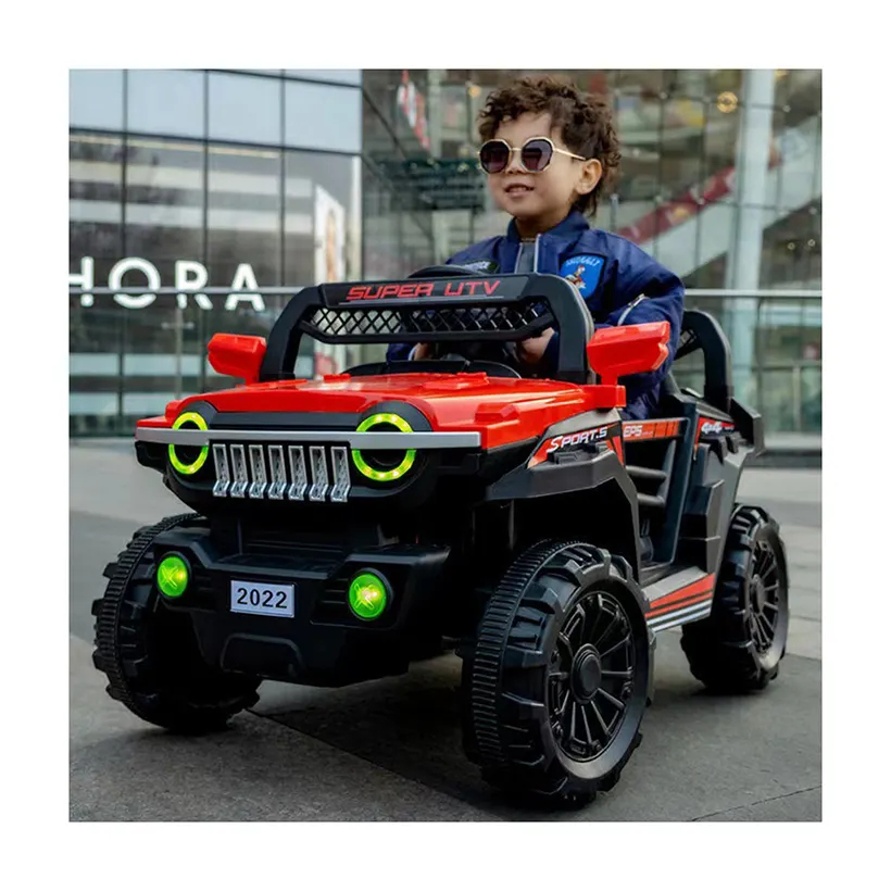 Xe ô tô điện trẻ em SUPER UTV 2022 kiểu dáng địa hình gầm cao