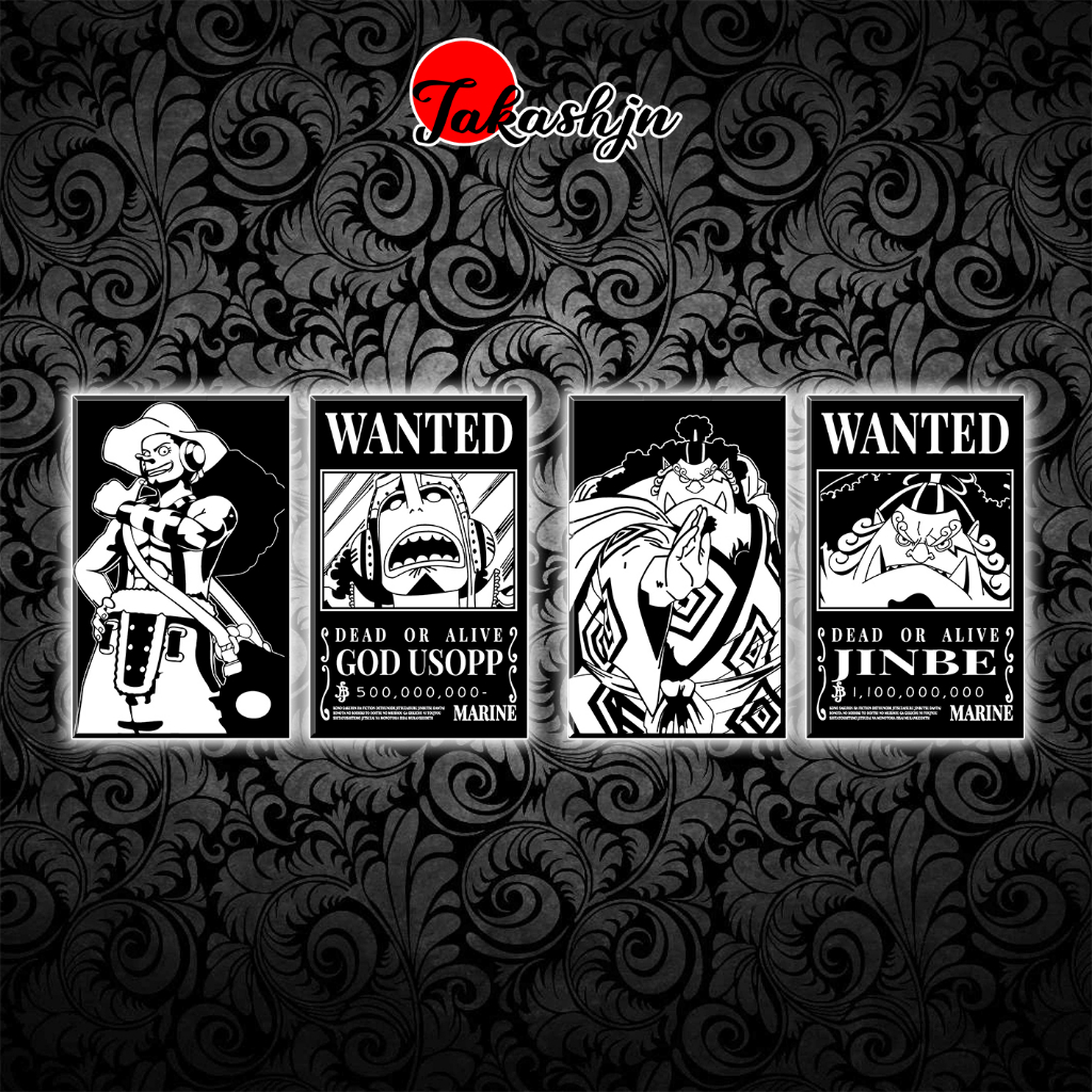 [Thẻ Nhôm] One Piece - Truy nã nhóm mũ rơm