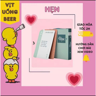 Bộ bài HẸN, bài cho cặp đôi đang hẹn hò - 50 lá thú vị, giúp 2 bạn tìm hiểu để dễ dàng đến với nhau