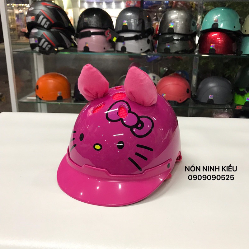 MŨ BẢO HIỂM TINTIN mèo kitty + Pikachu