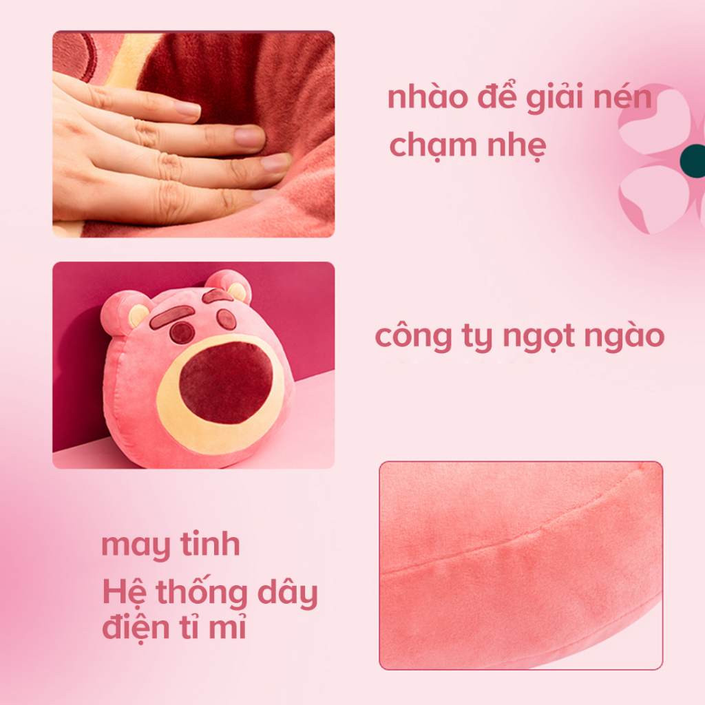 Lotso gấu dâu miniso gối