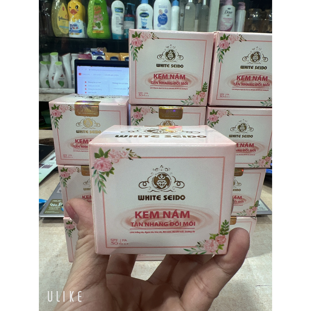 KEM WHITE SEIDO SẠCH NÁM TÀN NHANG ĐỒI MỒI 12G