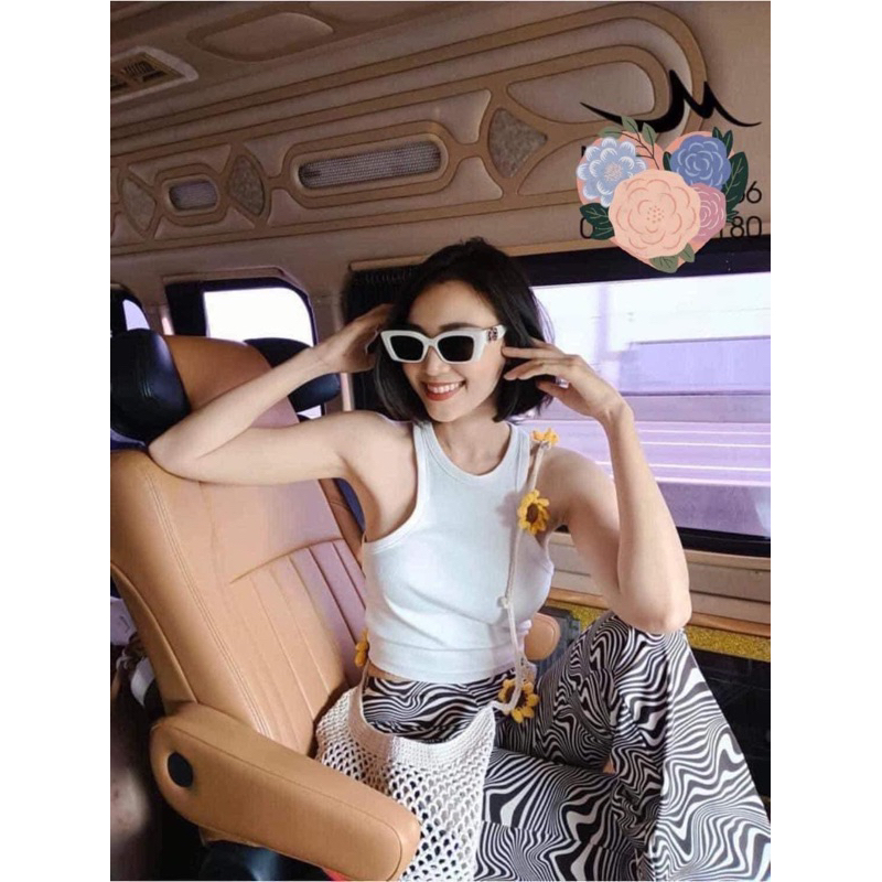 Áo ba lỗ nữ dáng croptop HM auth | BigBuy360 - bigbuy360.vn