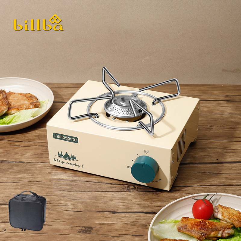 Bếp gas mini phong cách Hàn Quốc dùng đi du lịch dã ngoại cắm trại, có túi đựng BB4415 - Billba Outdoors