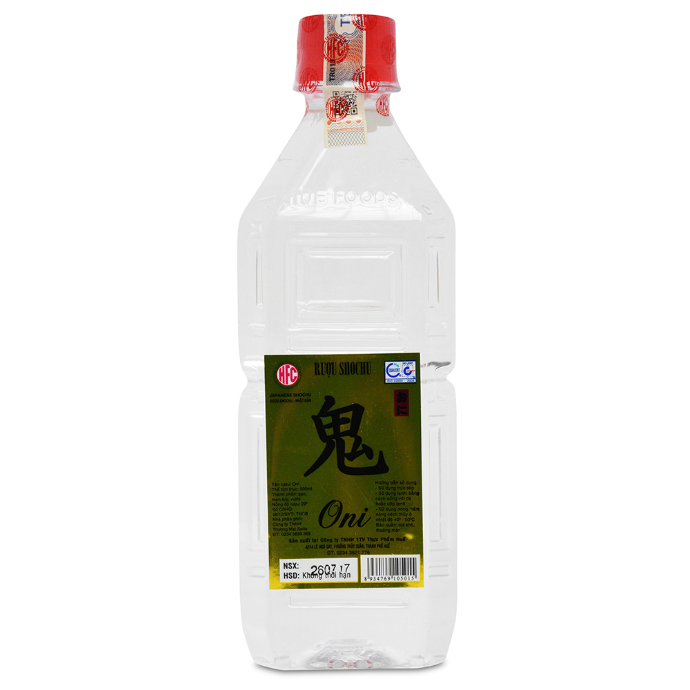 Rượu Shochu Gạo Oni 500ml