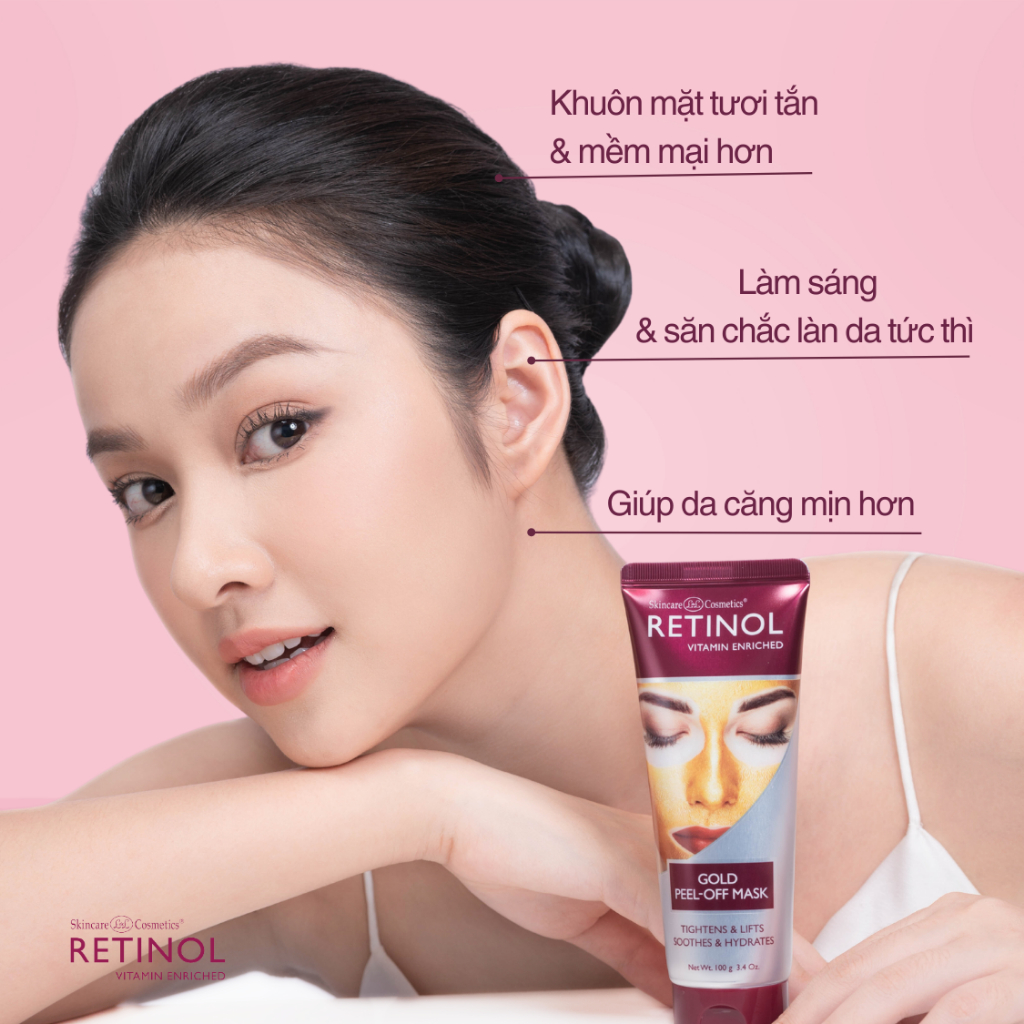 Mặt nạ Vàng Gold Peel Off Mask 100gr làm sáng và săn chắc làn da