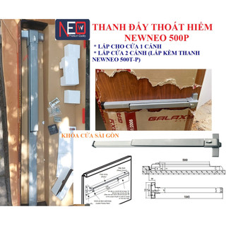 [HỎA TỐC HCM] THANH ĐẨY KHÓA THOÁT HIỂM NEO (NEWNEO) 500P