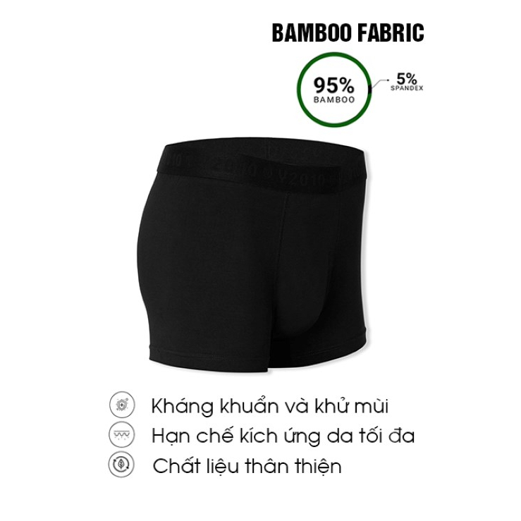 [Mã FATREND2810 giảm đến 30k tối đa 99k] Combo 3 Quần Lót Nam Boxer Dáng Trunk Bamboo Kháng Khuẩn Y2010 M3 20791 |YaMe|