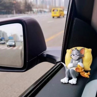 Mô hình nhân vật tom và jerry dễ thương trang trí xe hơi