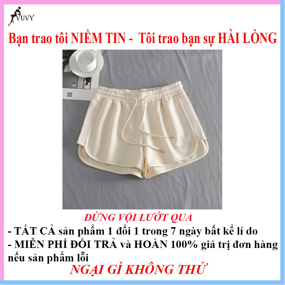 Quần đùi nữ, Quần short nữ thể thao, lưng thun thiết kế rút dây thời trang năng động QDN4 | BigBuy360 - bigbuy360.vn