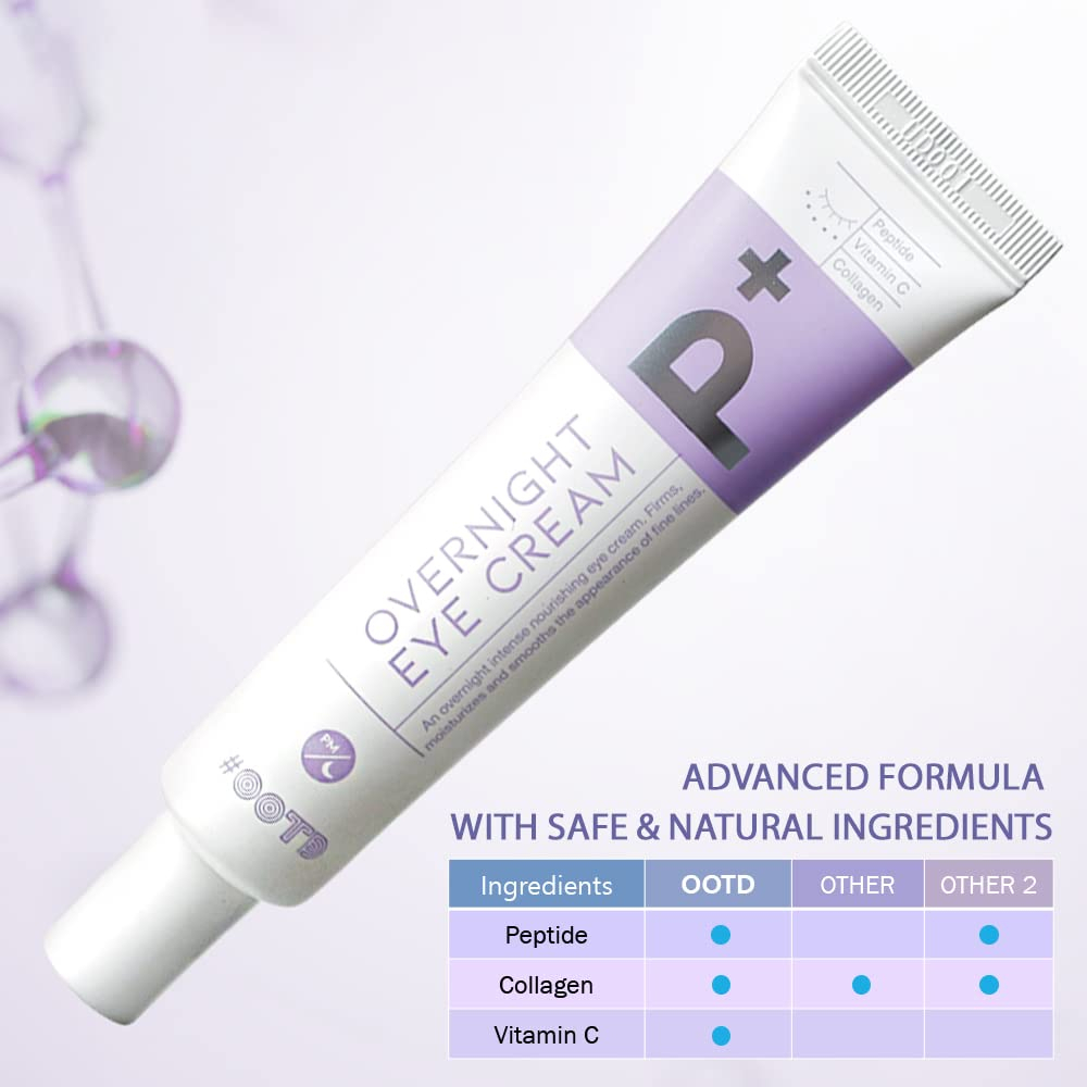 Kem dưỡng mắt làm sáng quầng thâm, mờ nếp nhăn OOTD Overnight Eye Cream 25g