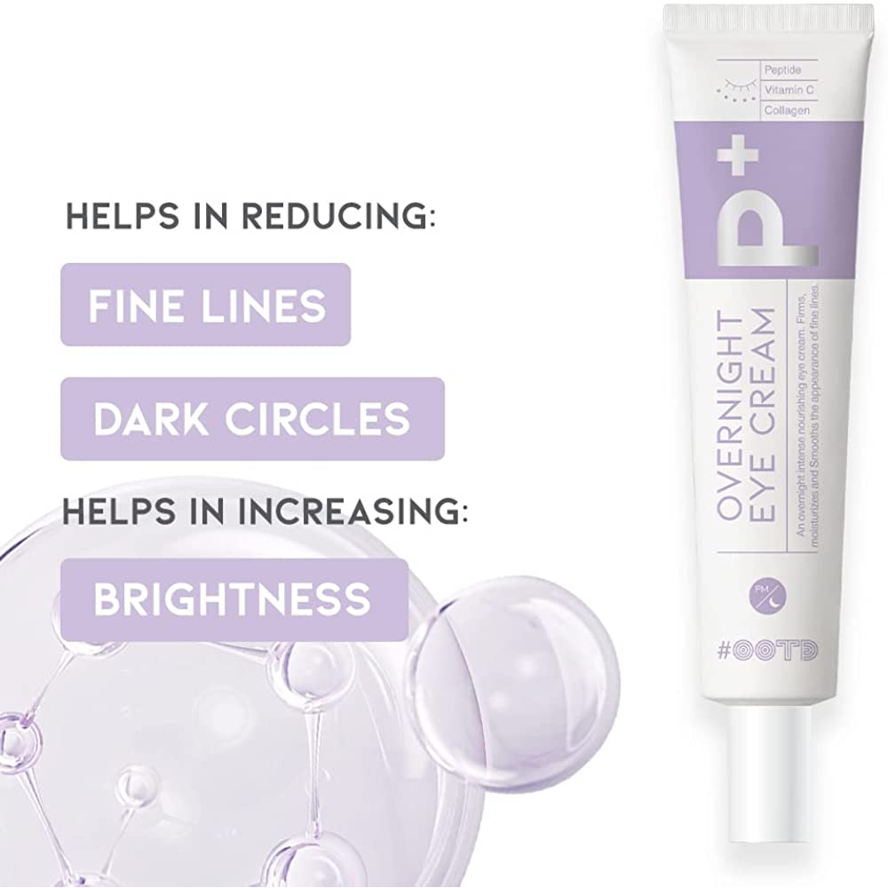 Kem dưỡng mắt làm sáng quầng thâm, mờ nếp nhăn OOTD Overnight Eye Cream 25g