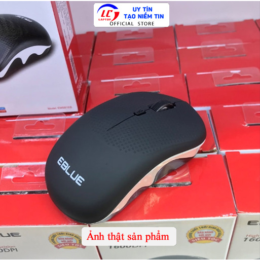 Chuột Không Dây EBLUE Siêu Bền + Pin văn phòng văn phòng gaming đồ họa giá rẻ