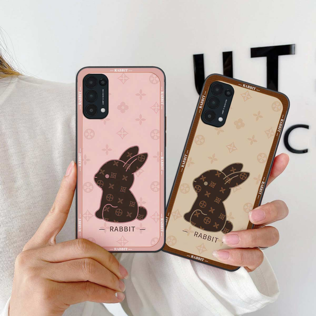 Ốp lưng Oppo Reno5 4G / Reno5 5G / Reno 5 bear shopping, bearbrick đeo kính, rabbit, thời trang