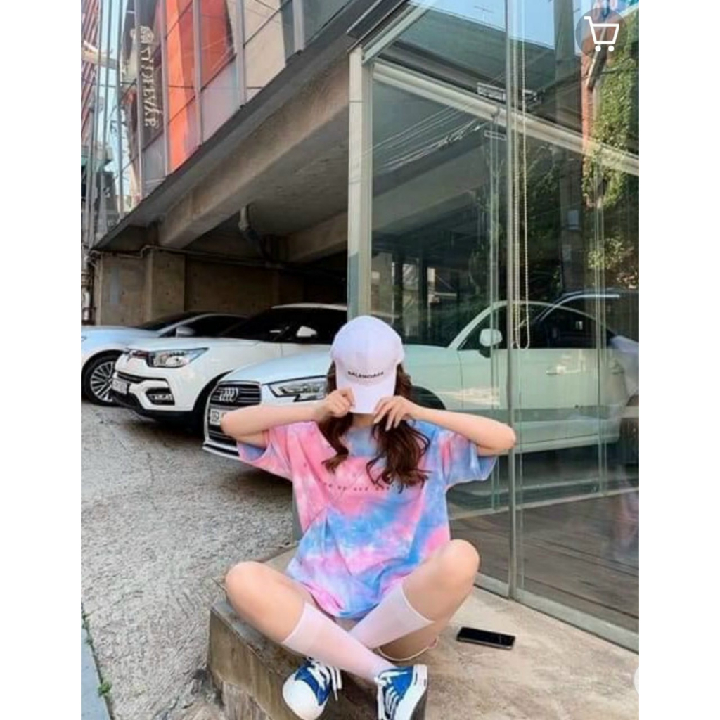 MẪU MỚI - GIÁ SỈ  Áo Thun Tay Lỡ Nam Nữ From Rộng LOANG MÀU SIÊU ĐẸP M01