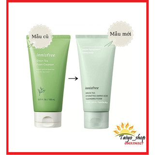 Sữa rửa mặt chiết xuất trà xanh Innisfree GREEN TEA 150ml (Mẫu Mới Nhất)
