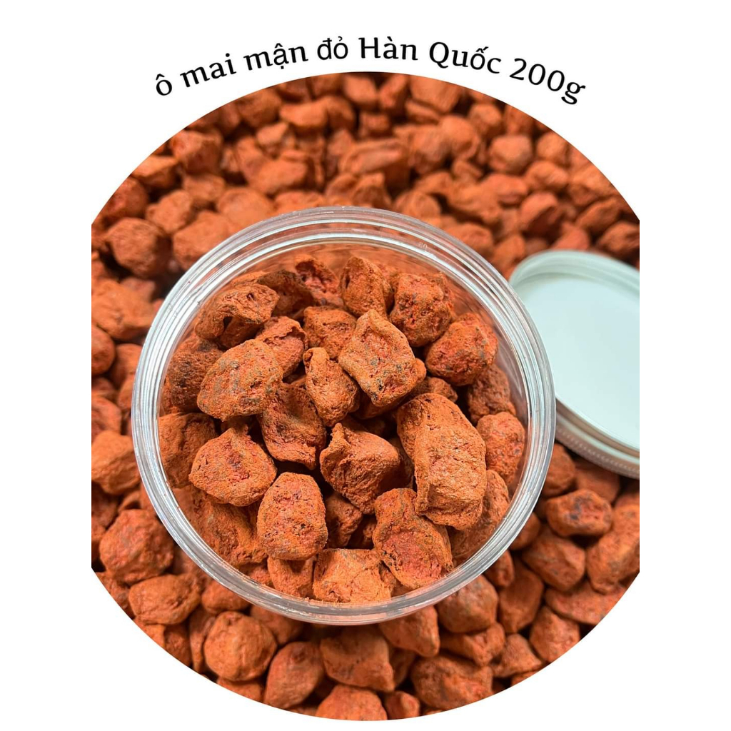 Ô mai mận đỏ hàn quốc Gấu Food 200g