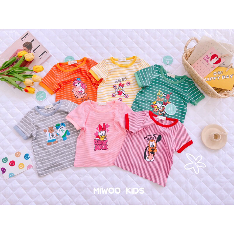 Bộ miwoo kids ngắn tay cho bé trai bé gái ❤️ freeship ❤️ đồ bộ dễ thương cho bé