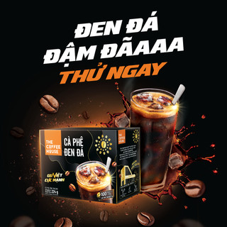 [COMBO 3 TẶNG 1] Hộp cà phê đen đá The Coffee House (Hộp 14 gói x 16 g)