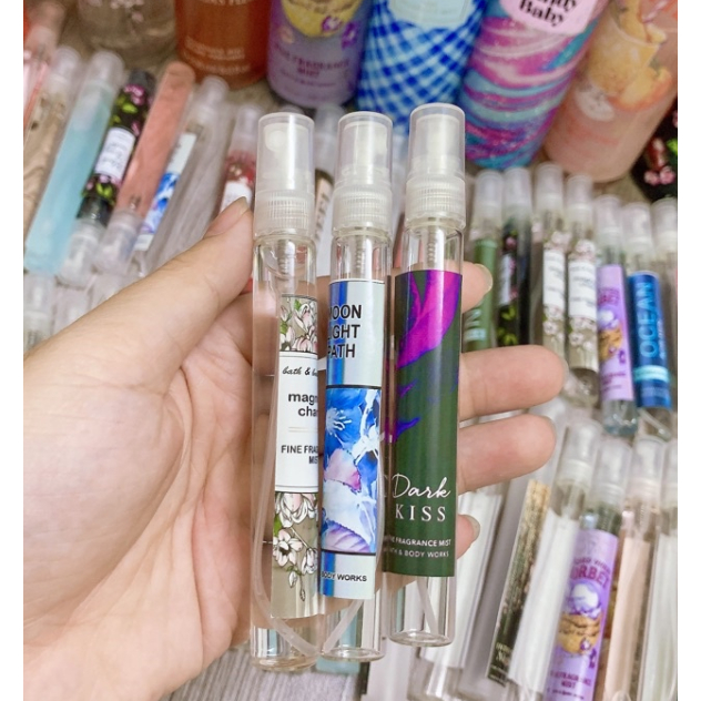 Body mist Bath And Body Works, Victoria Secret 10ML xịt thơm toàn thân